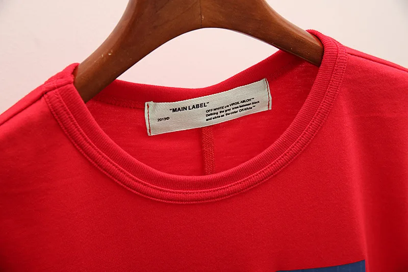 OFF-WHITE Bernie портретная печать уличная хип хоп Мужская парная футболка с короткими рукавами Европейский код