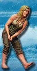 

1/35 modern girl splashing water toy Resin Model Miniature resin figure Unassembly Unpainted