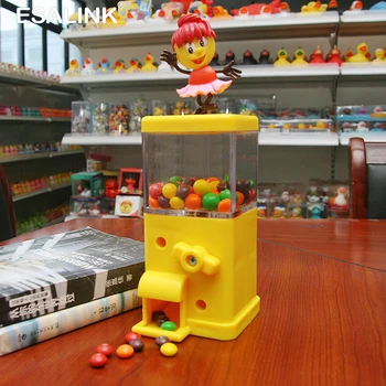 

ESALINK Kids Toys Candy Machine Small Rainbow Candy Bean Machine Children Play House Educational Toys