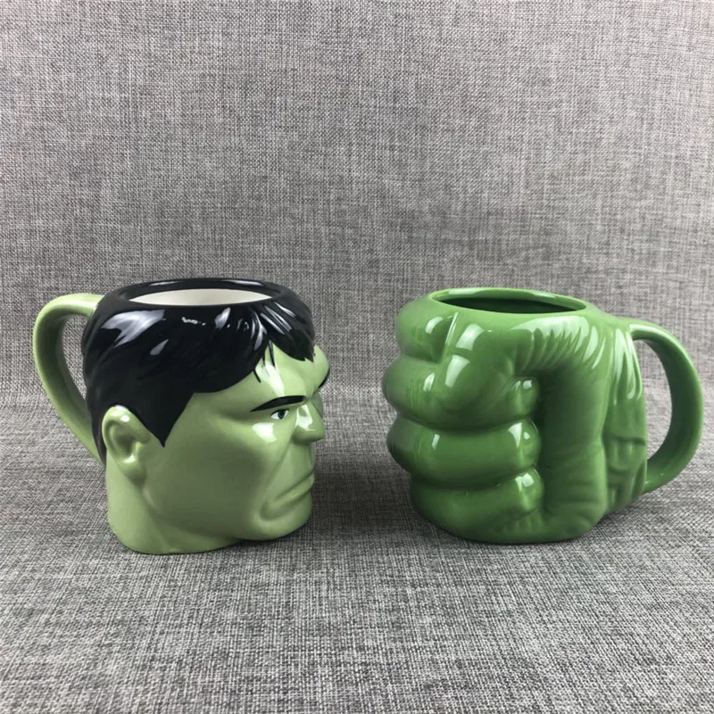 250 мл The Hulk 3D мультяшная чашка для воды, кофе, молока, чая, керамическая кружка для дома, офиса, коллекционная чашка, праздничные подарки для детей