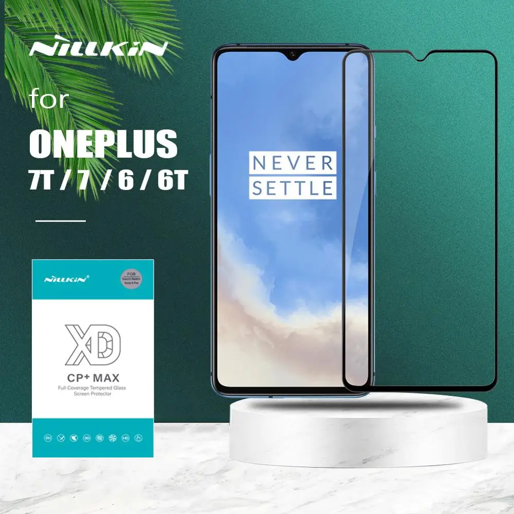 Стекло для Oneplus 8T Nord 7T 7 6T Nillkin XD CP + Pro Полное покрытие закаленное стекло Защита