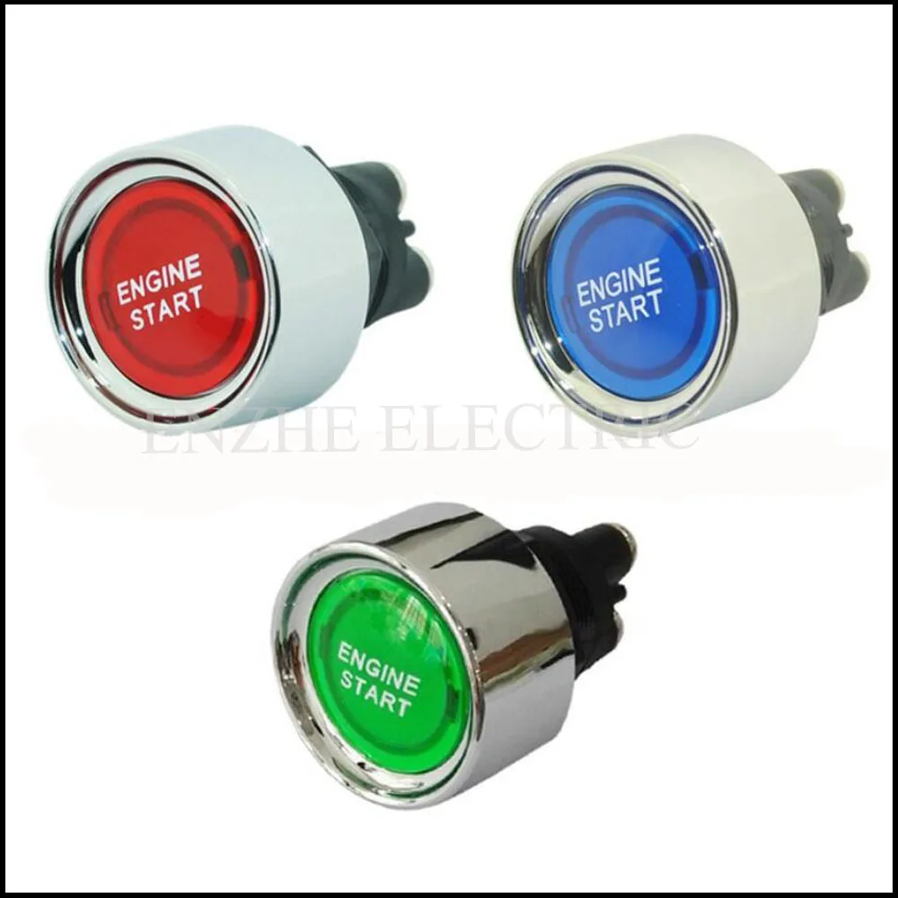 LED Start switch General Motors button 12VDC 50A for 22mm car ship