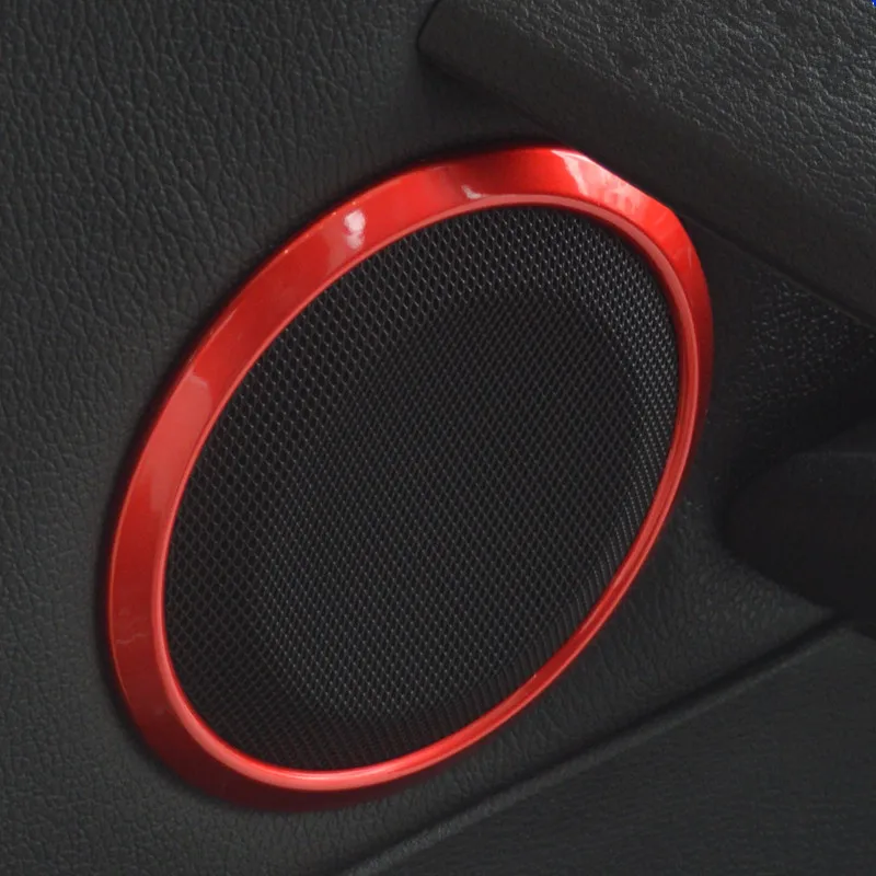Car Door Audio Speaker Circle Rings Decorative Cover Trim For BMW 3 series E90 X1 E84 Interior Stereo Speakers Frame Stickers | Автомобили