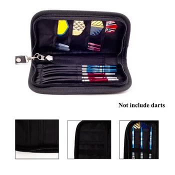 

2020 New Darts Carry Case Wallet Pockets Holder Bag Storing Bag Black Durable Stylish Accessories 1 Set #