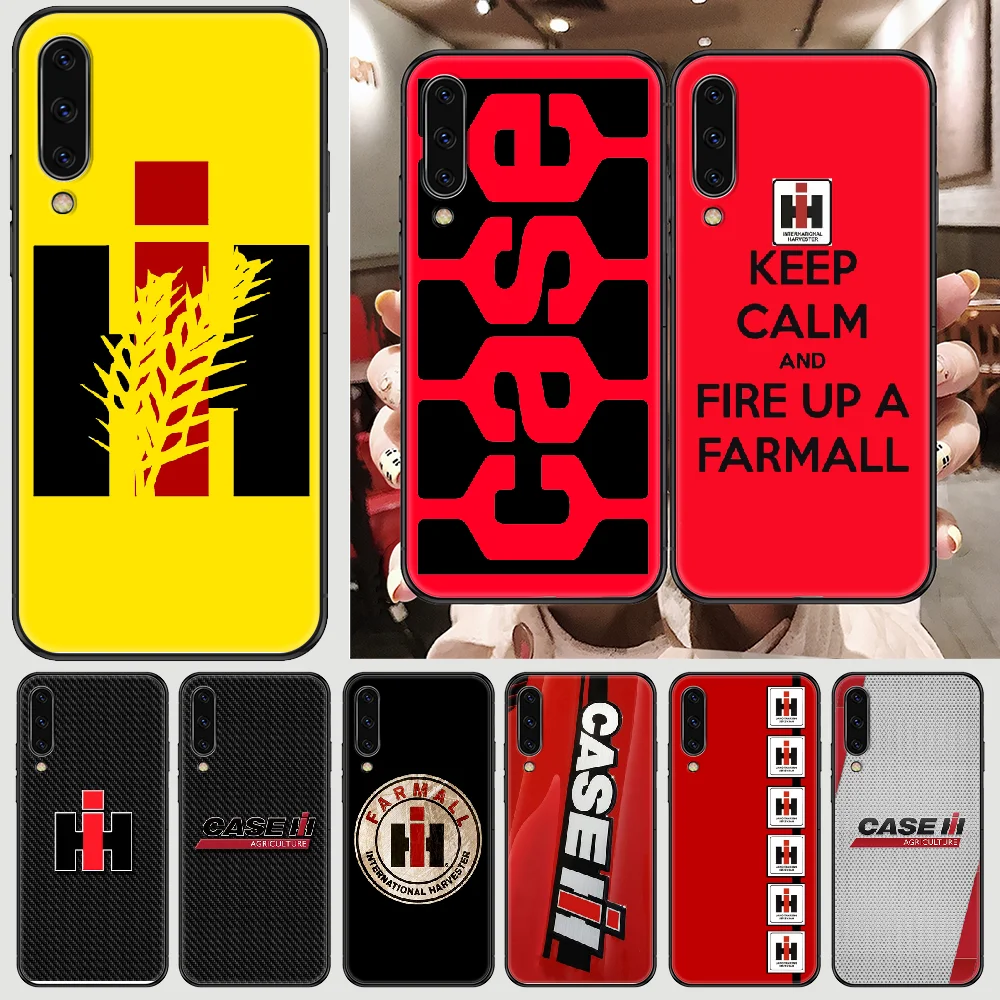 

Tractor CASE-IH Phone case For Samsung Galaxy A 3 5 7 8 10 20 21 30 40 50 51 70 71 E S 2016 2018 4G black silicone back art Etui