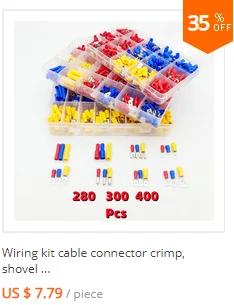 320pcs Boxed,Crimp Terminal+Pliers,Cold Pressed Terminal,U Shaped O Shaped ,Wire Connector 0.5-4mm Square Terminal Eletrico