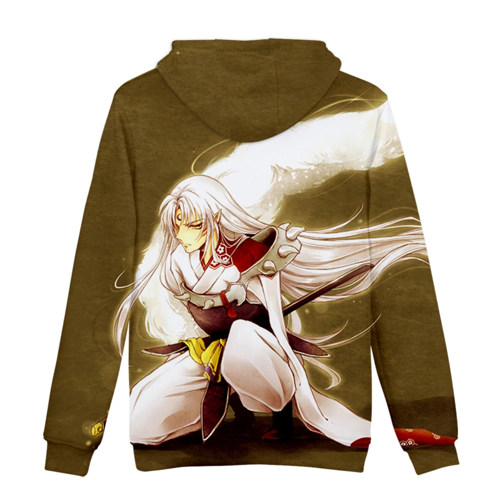 Горячая Распродажа 3D Аниме толстовки Inuyasha героев из мультфильмов аниме манга Inuyasha Толстовка Для мужчин/wo Для мужчин и детей с длинными рукавами для мальчиков и девочек прикольная верхняя одежда