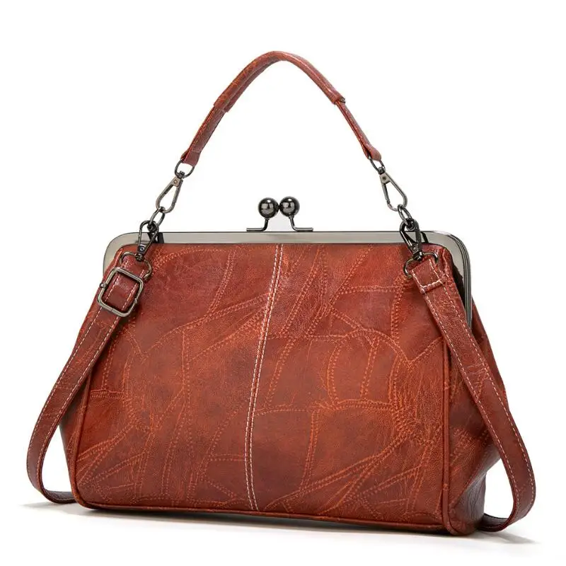 Vintage Leather Handbags Spanish Brand Tote High Quality Women Bag Casual Female PU Leather Bag Doctors Shoulder Bags for Ladies