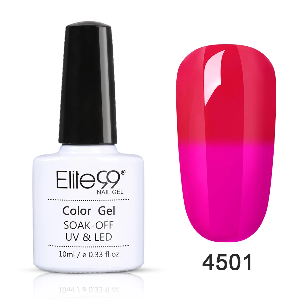 Elite99 винно-красная серия УФ-гель для ногтей замачиваемый магнит Гель-лак для ногтей с эффектом «кошачий глаз» термо меняющийся Гель-лак Эмаль для нейл-арта макияж - Цвет: JHWB4501