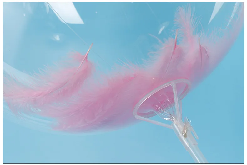 Manufacturers Direct Selling Network Red Balloon Decorating Accessories Transparent Ocean Ball Filler Color Feather 100 Root/Bag