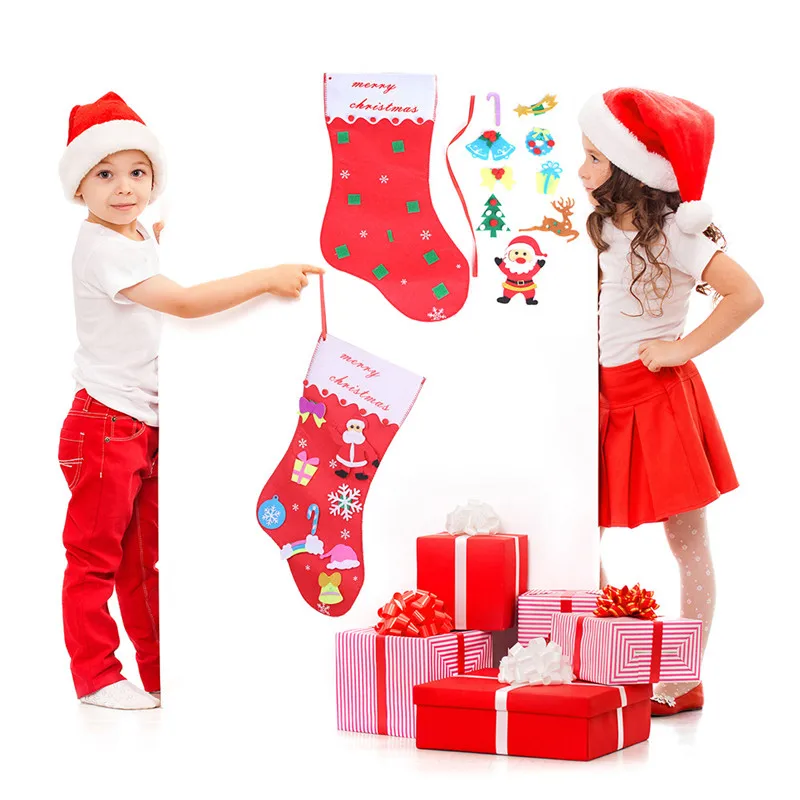 Новинка года; рождественские чулки; подарки; тканевые сумки для конфет; рождественские украшения для дома; рождественские мешки для Санты