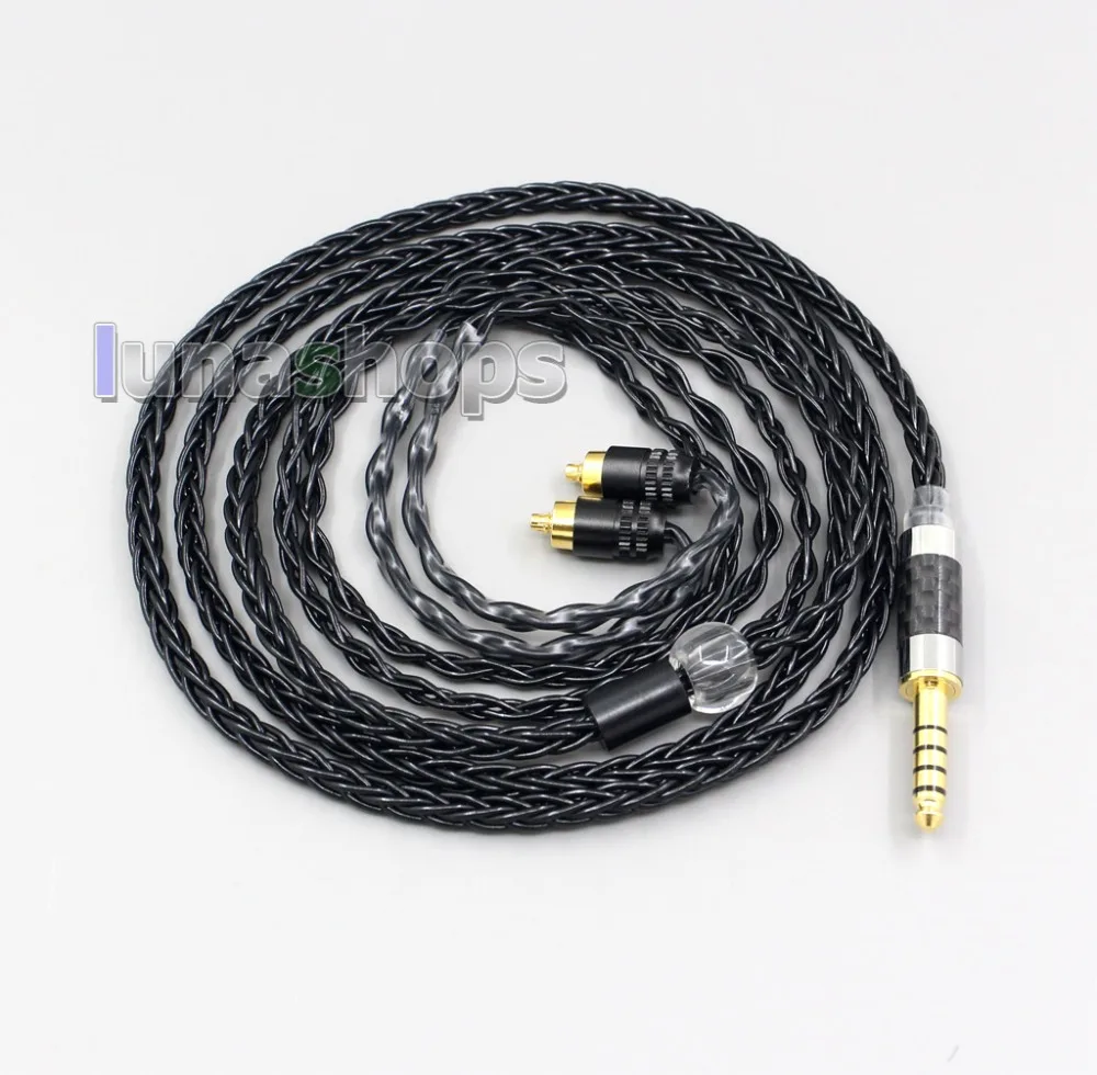 LN006471 2,5 мм 3,5 мм XLR сбалансированный 8 Core OCC серебро смешанные кабель для наушников sony IER-M7 IER-M9 IER-Z1R