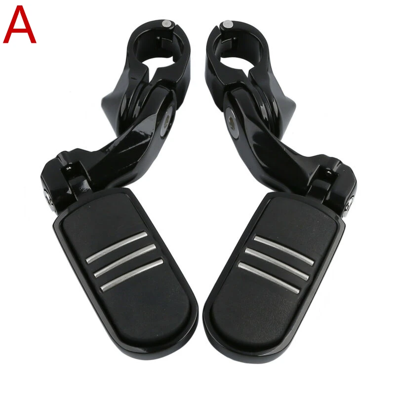 Подножка упор для ног мотоцикла для 1-1/"(32 мм) HighwayEngine Guards для Harley Kawasaki Suzuki Yamaha black