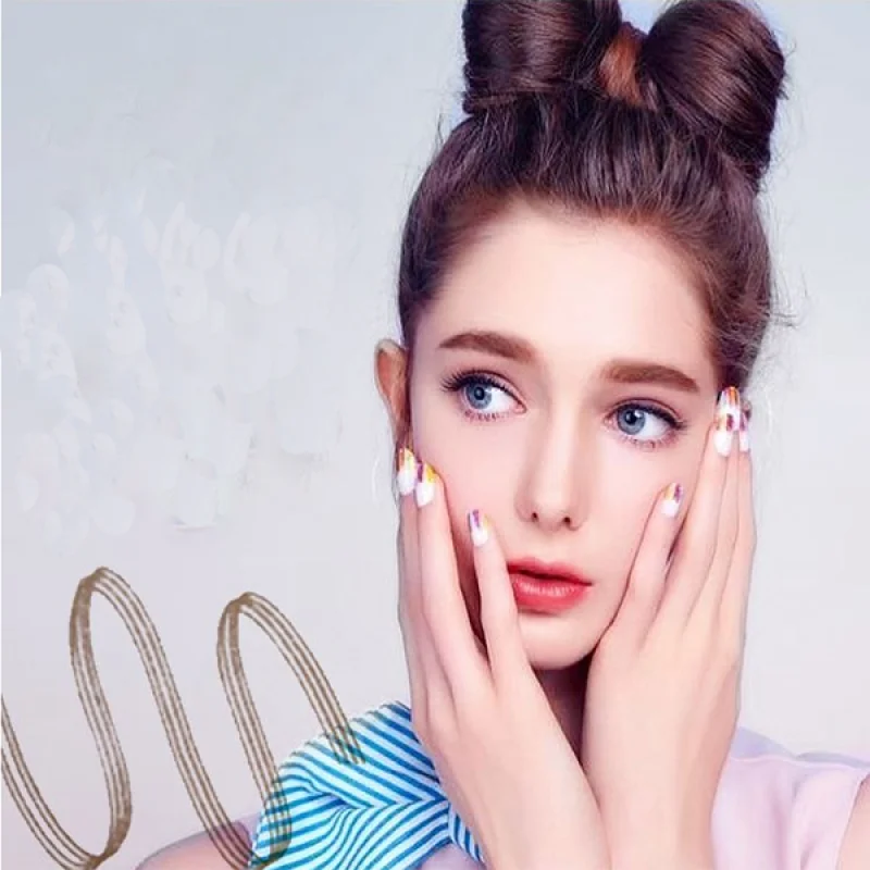 Магический карандаш для бровей 5 цветов Водостойкий с 4 наконечниками жидкий