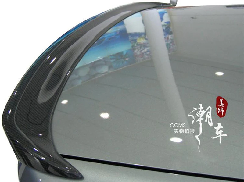 Для Subaru Legacy спойлер 2004 2005 2006 2007 2008 углеродного волокна задний спойлер крыло багажника для губ, обувь для езды на стайлинга автомобилей