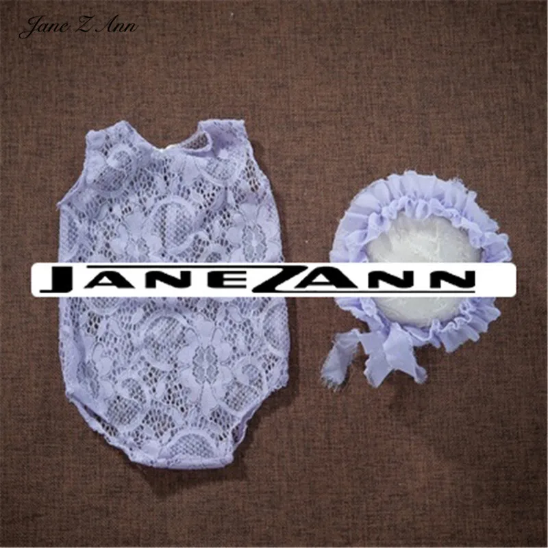 light purple Jane Z Ann/кружевная юбка для фотосъемки новорожденных; одежда в западном стиле; Европейский стиль; жилет; брюки; шляпа; одежда; реквизит - Цвет: light purple