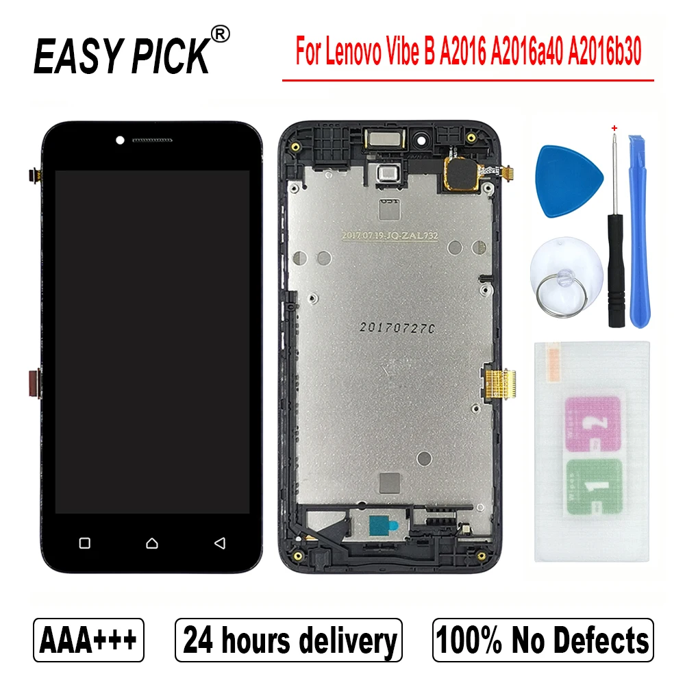 Ceny Dla Lenovo Vibe B A2016 A2016a40 A2016b30 wyświetlacz LCD montaż digitizera ekranu dotykowego dla Lenovo A Plus A1010a20