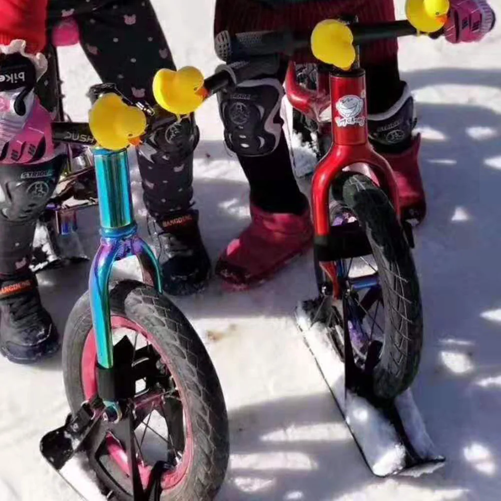 2 шт 12 дюймов детский сноуборд салазки Лыжная доска баланс велосипед колеса скутера Запчасти