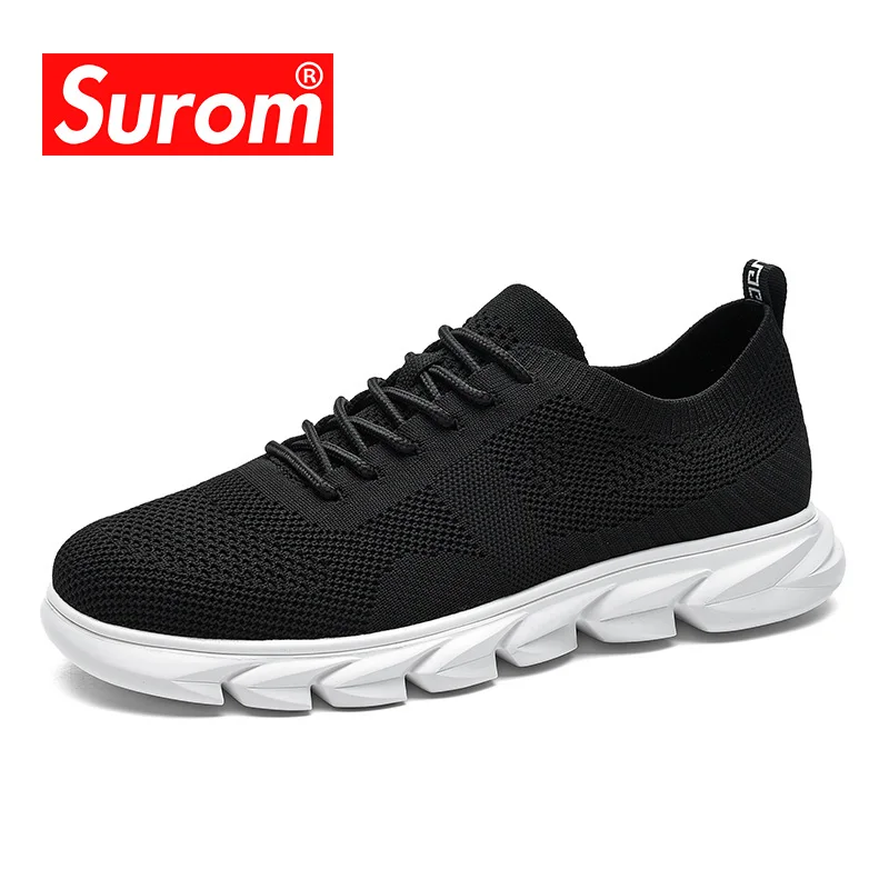 men's casual shoes male breathable light knitted sports casual sneaker