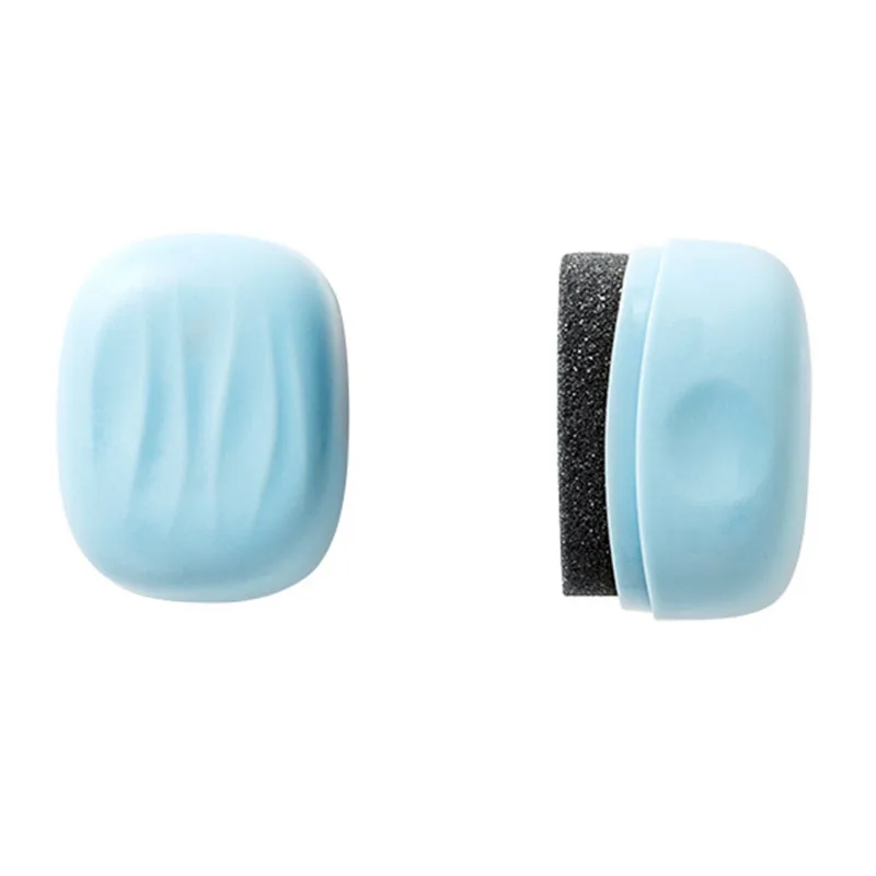 dark blue Portable Polishing Shoes Supplies Mini Cleaning Brushes Home Cleaning Accessories Sponge Tools Shoe Brushes Sponge Shoes - Цвет: dark blue