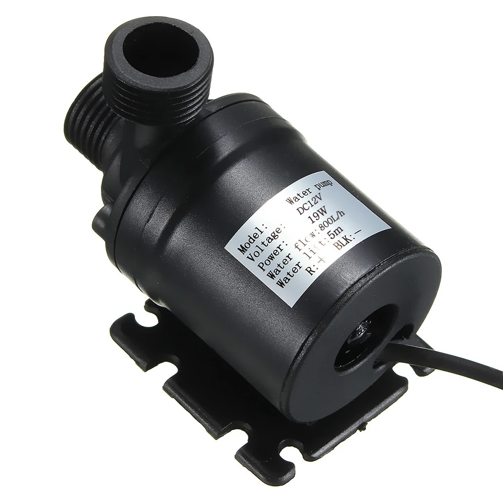 DC 24V 38W 224GPH(850L/h) компактный портативный погружной водяной насос с 16.4ft 19.68ft высоким подъемом для домашнего сада передача воды