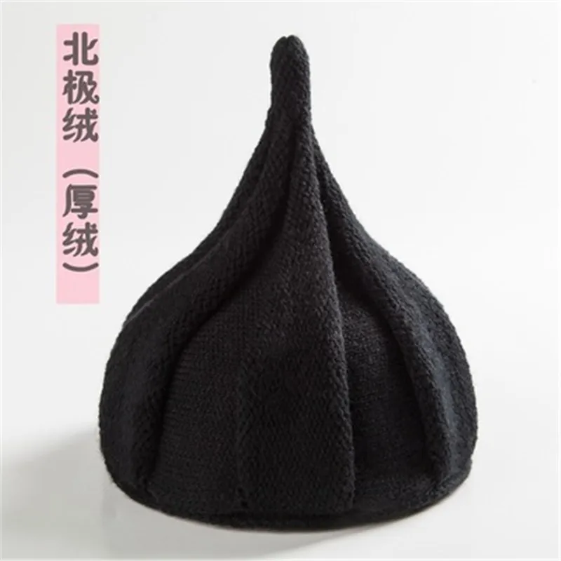 Родитель Ребенок Дети Skullie Beanie шапка осень зима твердые уха теплые плюшевые эластичные заостренный ветряная мельница Мода Accessory-MXC-W6 - Цвет: 10 kids