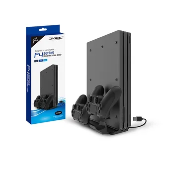 

Charging Base Vertical Metal Base Stand Dual Gamepad Charger Dock Controllers Charging Station for Sony PS 4/Slim/Pro Console