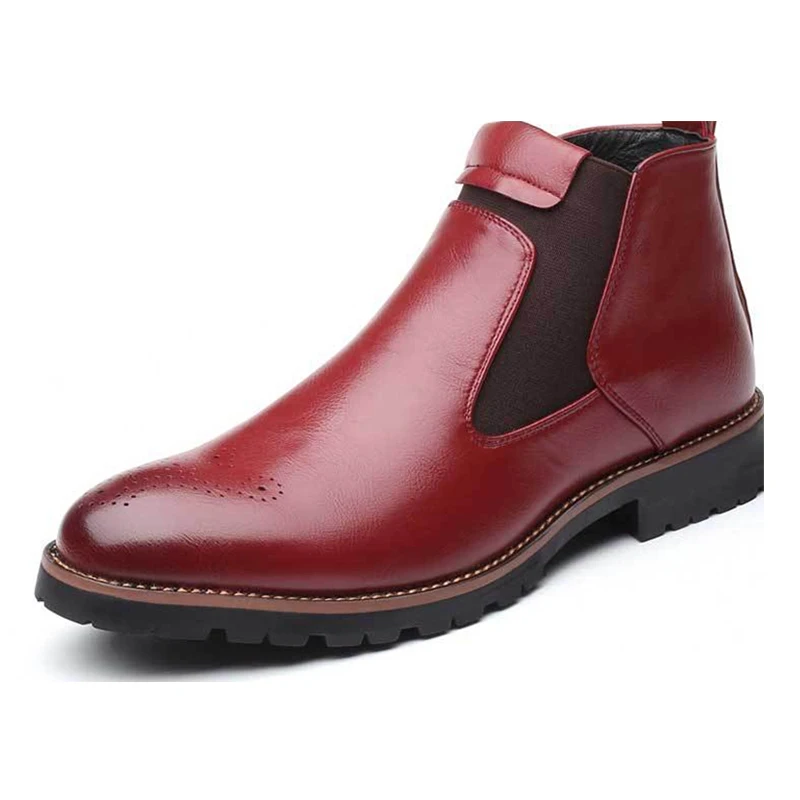 

2019 Fashion Man Formal Shoes High Quality Breathable Lace Up Cap Toe Leather Men Shoes Business Oxford Shoes Men Wedding Dress