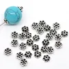 DoreenBeads Zinc Based Alloy Beads Caps Flower Antique Silver Color DIY Making Jewelry (Fits 8mm-12mm Beads) 6mm x 2.8mm, 300PCs ► Photo 1/3