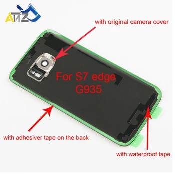 

Back cover For Samsung S7 edge G935F Battery case Glass cover G935FD G935A