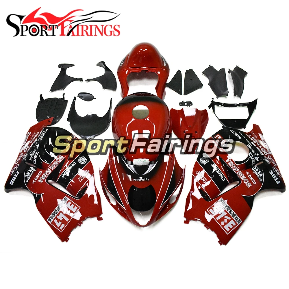 Полный комплект обтекателя Для Suzuki GSXR1300 Hayabusa 1997-2007 98 99 00 01 02 03 04 05 06 литой мотоциклетный блеск для губ красные, черные чехлы