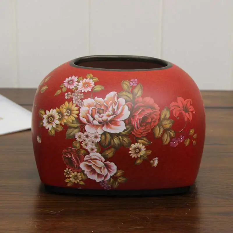 Винтажная коробка из керамической ткани ручной работы Kleenex коробка держатель птица цветок украшение ретро стол Ванная комната Декор новоселье подарок