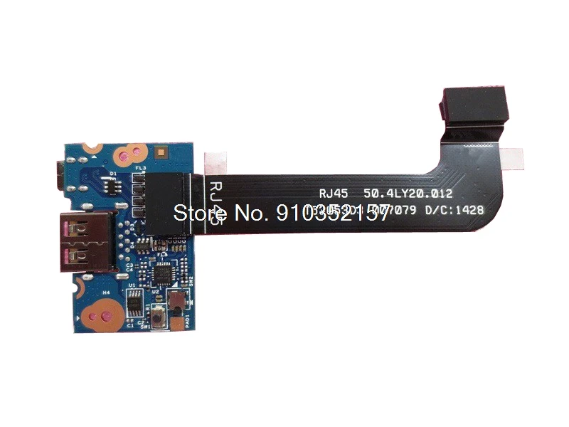 USB-плата для ноутбука и сетевая карта с кабельной подставкой RJ45 Lenovo Thinkpad X1 Carbon 2nd Gen