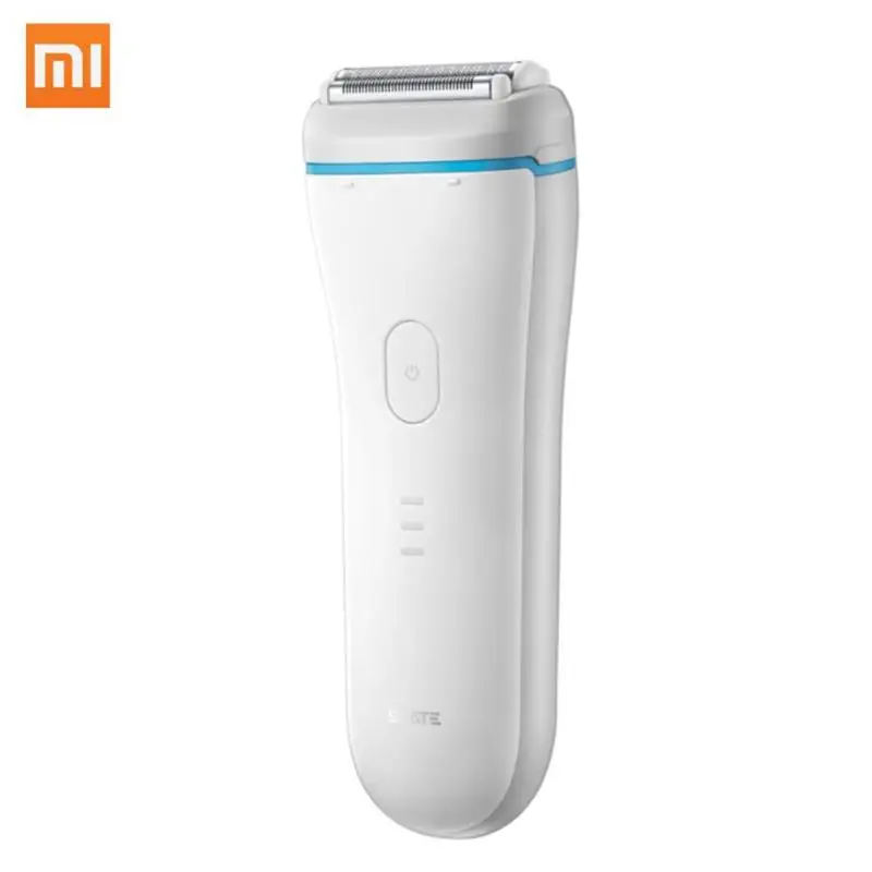Xiaomi SMATE ST-W382 электробритва, Мужская моющаяся перезаряжаемая электрическая бритва, машинка для бритья бороды, магнитная режущая головка - Цвет: Белый