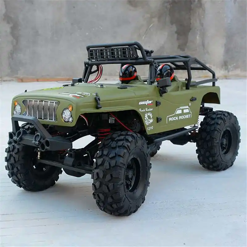 CJ10 для Caster 1/10 2,4G 4WD RC автомобиль электрический внедорожный Рок Гусеничный автомобиль с светодиодный светильник RTR модель