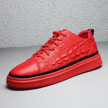 

Men Casual Shoes Leather Men Shoes Sneakers Winter Comfortable Walking Shoes Lightweight Rubber Waterproof Couple Sneakers Men