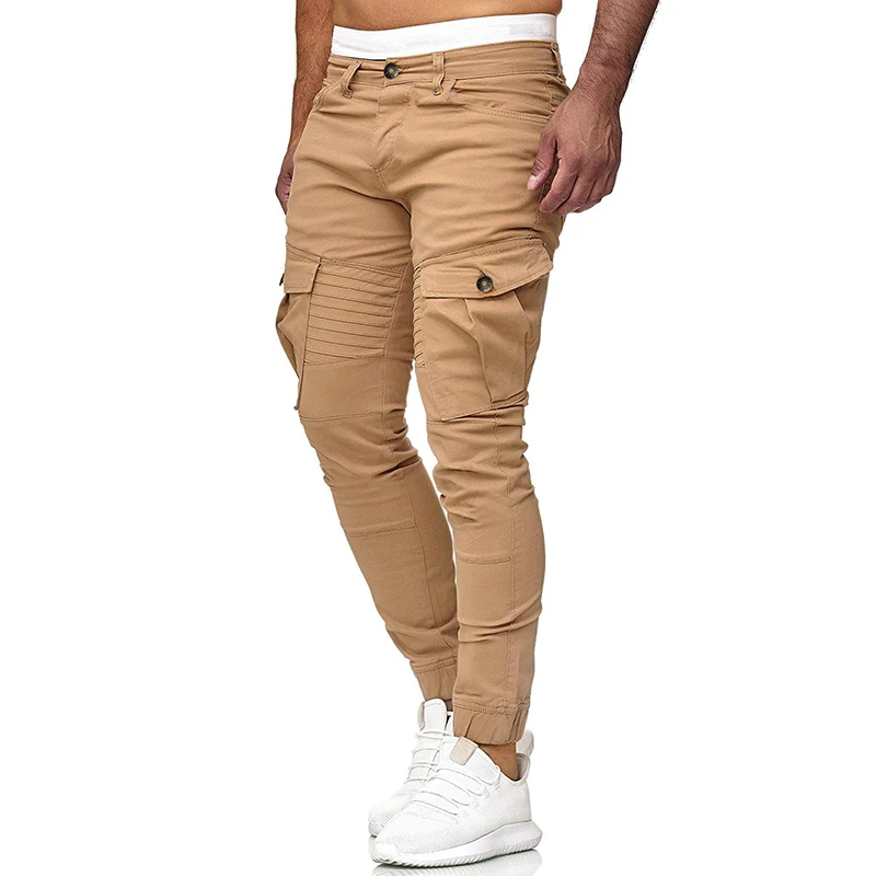 Мужские штаны уличная джоггеры Pantalon Hombre chandal зимние свободные камуфляжные хип-хоп хлопковые брюки карго стиль сафари