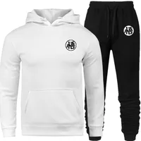 Dragon Ball Inspired Goku Symbol Hoodie Tracksuit Set - Image 2