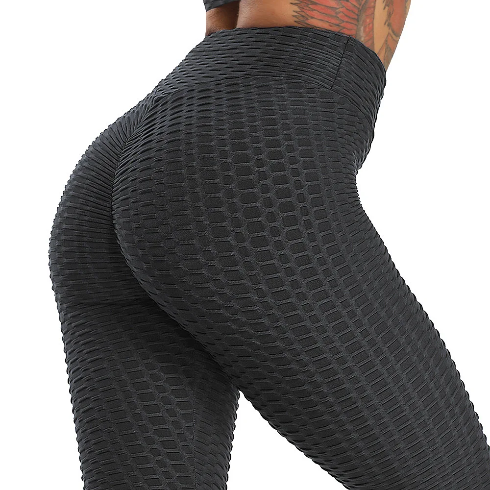 adidas leggings FITTOO Women Ruched Butt  Leggings High Waist Capris Pants Tummy Control Stretchy Workout Leggings Textured Sexy Booty Cropped yoga leggings