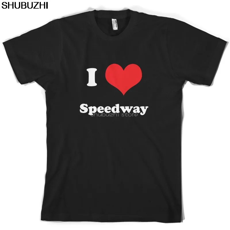 Мужская футболка I Love Speedway shubuzhi бесплатная доставка в Великобританию байкерская