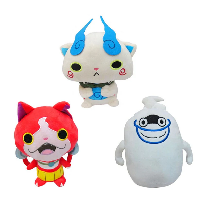 30 см Yokai часы плюшевые игрушки Кот джибаньян комасан шепот плюшевые мягкие животные игрушки куклы для детей - Цвет: all style