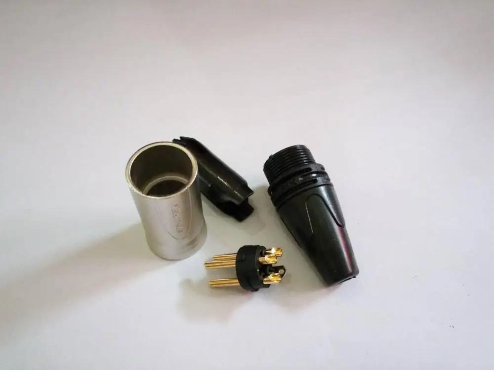 20 шт./лот 10 шт. NC3FXX и 10 шт. NC3MXX NCK мужской и женский набор 3Pin XLR разъем withe