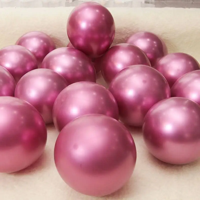 J hot pink 10/20/30 шт 12 дюймов черного, золотого и серебряного цветов латексные гелиевые шарики для свадебного украшения Globos День рождения украшения игрушки для детей и взрослых - Цвет: J hot pink