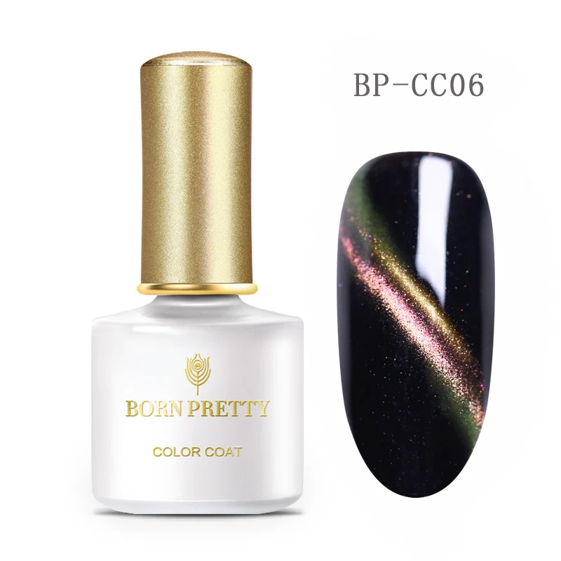 BP-CC06 BORN PRETTY эффект кошачьих глаз Гель-лак для ногтей замочить от полупостоянного УФ светодиодный 5D Магнитный Гель-лак 6 мл 50 цветов DIY маникюр - Цвет: BP-CC06