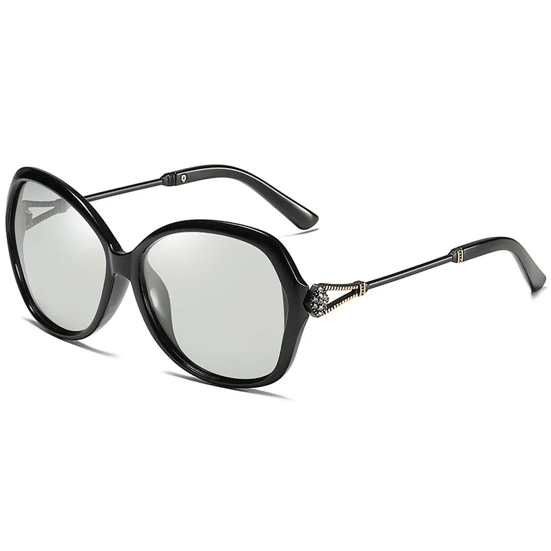 Rhinestone Vision Nocturna женские очки ночного видения Поляризованные антибликовые линзы желтые солнцезащитные очки для вождения очки ночного видения - Цвет оправы: C10
