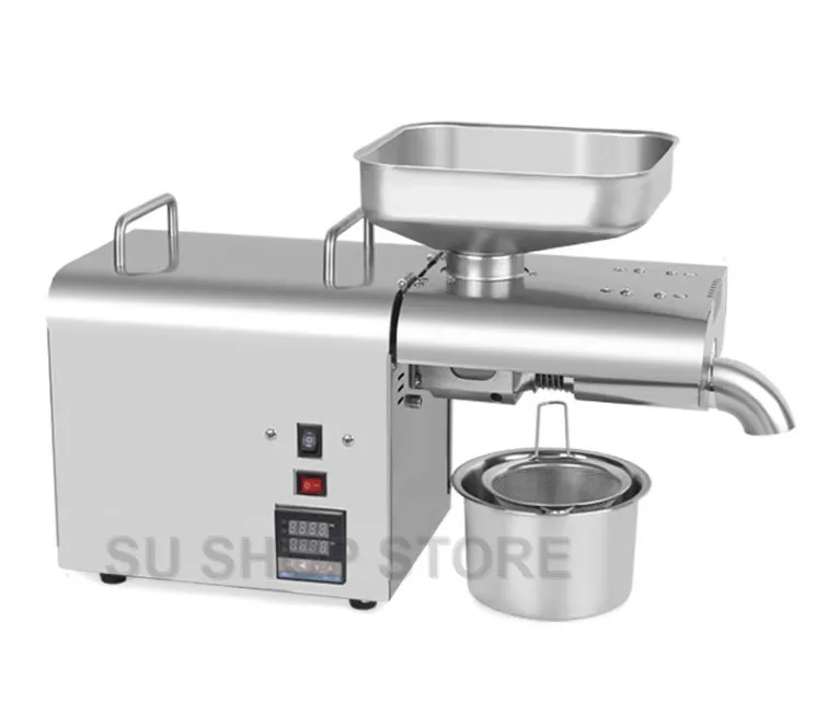 2019 new 110V/220V automatic cold press oil machine, oil cold press machine, sunflower seeds oil extractorTemperature Controlle