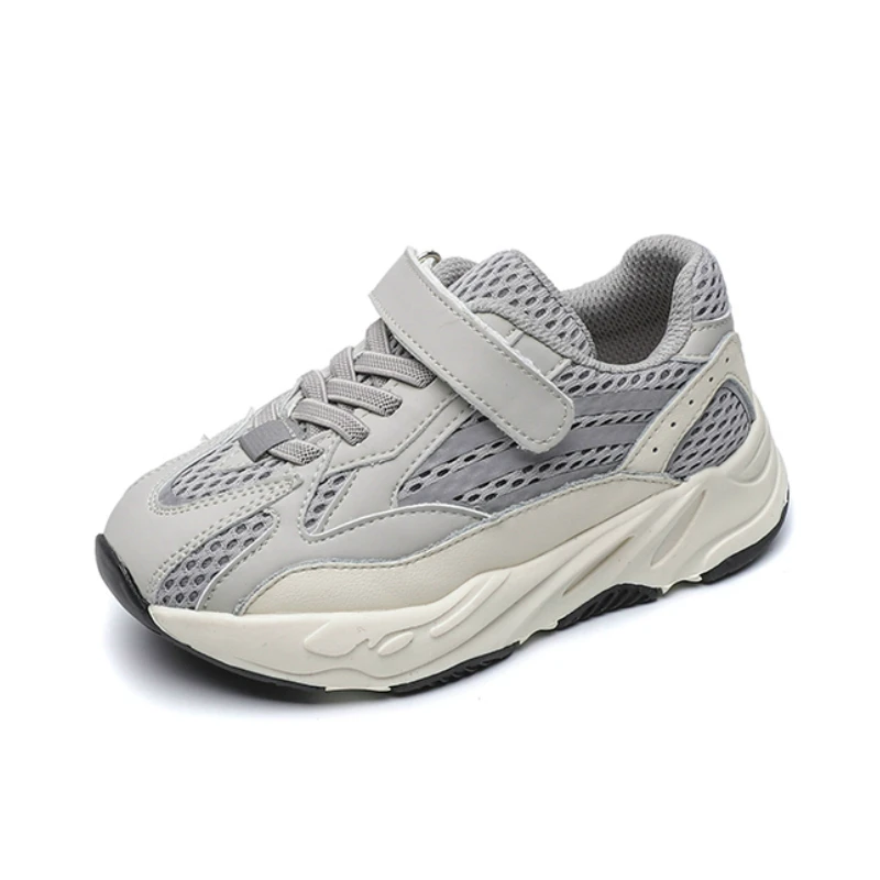 Spring 2019 Boys Girls Fashion Brand Sneakers Toddler/Little/Big Kid V2 Static Reflective Trainers Children School Casual Shoes | Детская