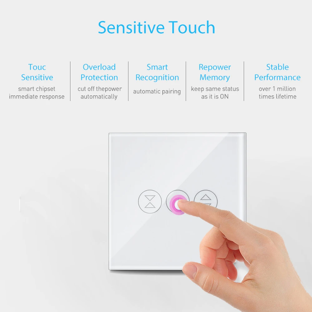 Tuya Smart Life WiFi штора переключатель для рольставни Электрический двигатель Google Home