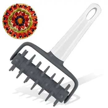 

2 Colors Baking Tools DIY Plastic Pizza Cookies Dough Punch Roller Pie Hole Bread Machine Cutter Sewing Wheels Pastry Needl N3H6