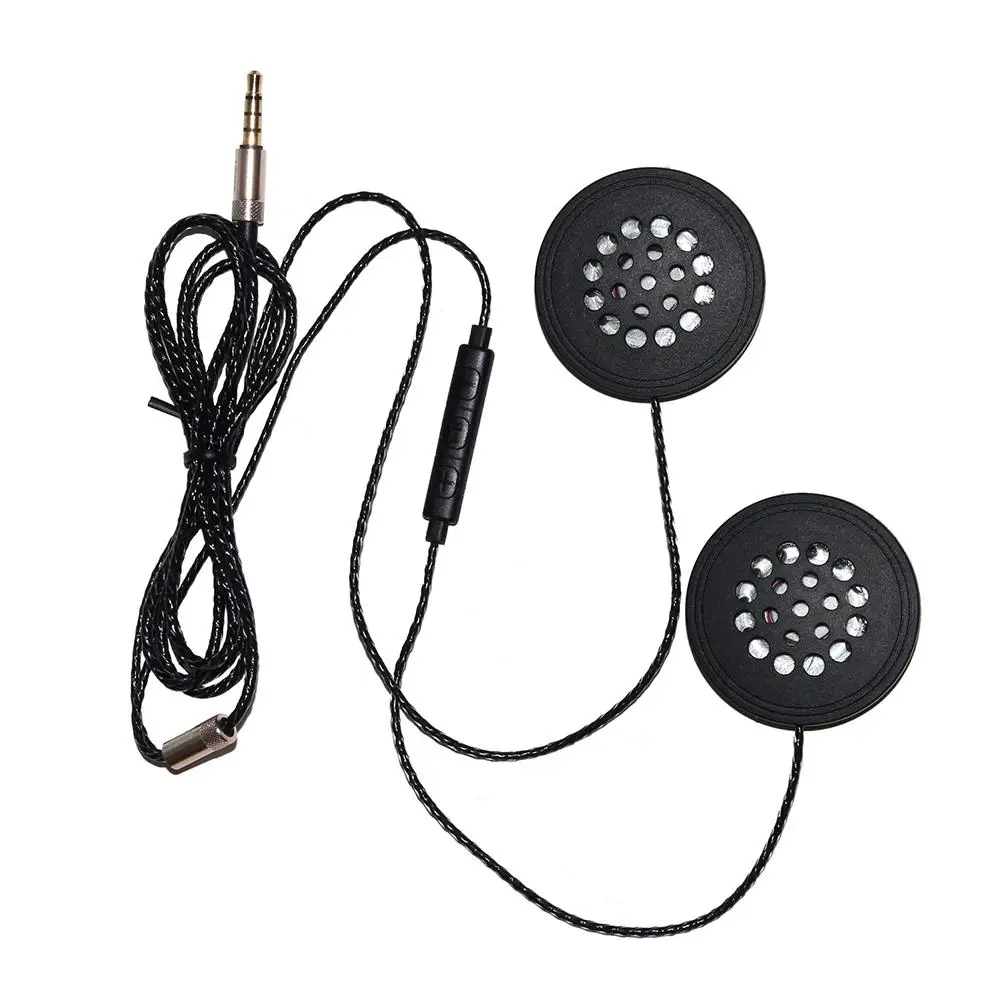 Проводные наушники мотоцикл домофон шлем мотоциклетная езда Hands-free гарнитура Музыка гарнитура шлем Mp3 с HD микрофоном
